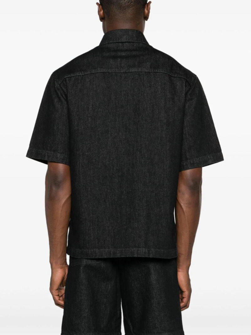 SANDRO  press-stud denim shirt