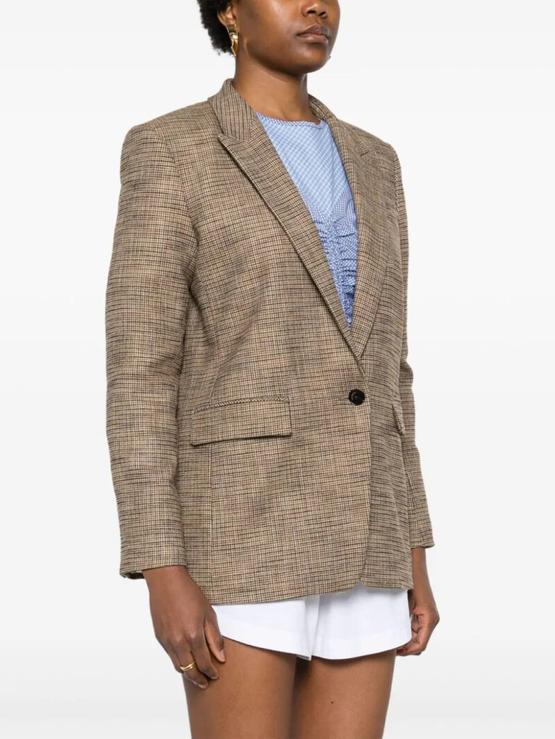 SANDRO Prince of Wales-pattern blazer