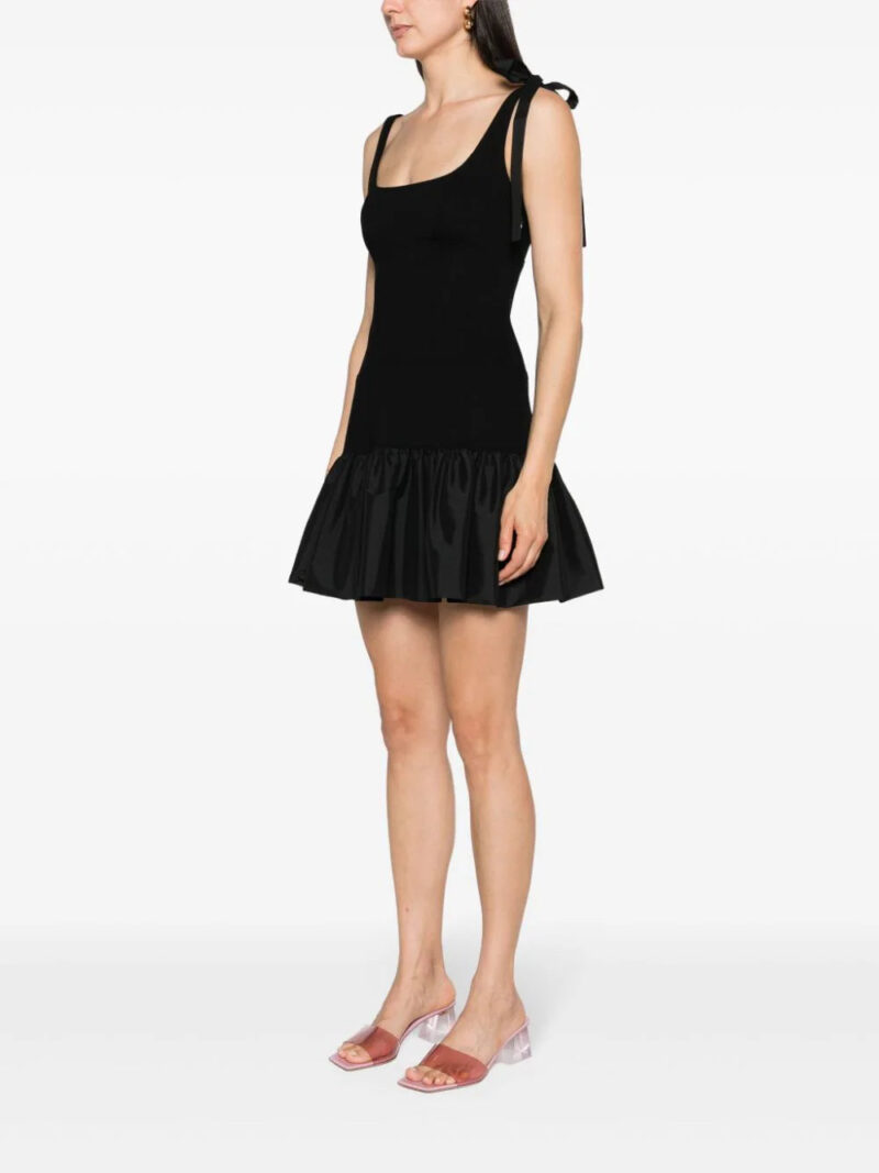 SANDRO peplum-hem jersey minidress