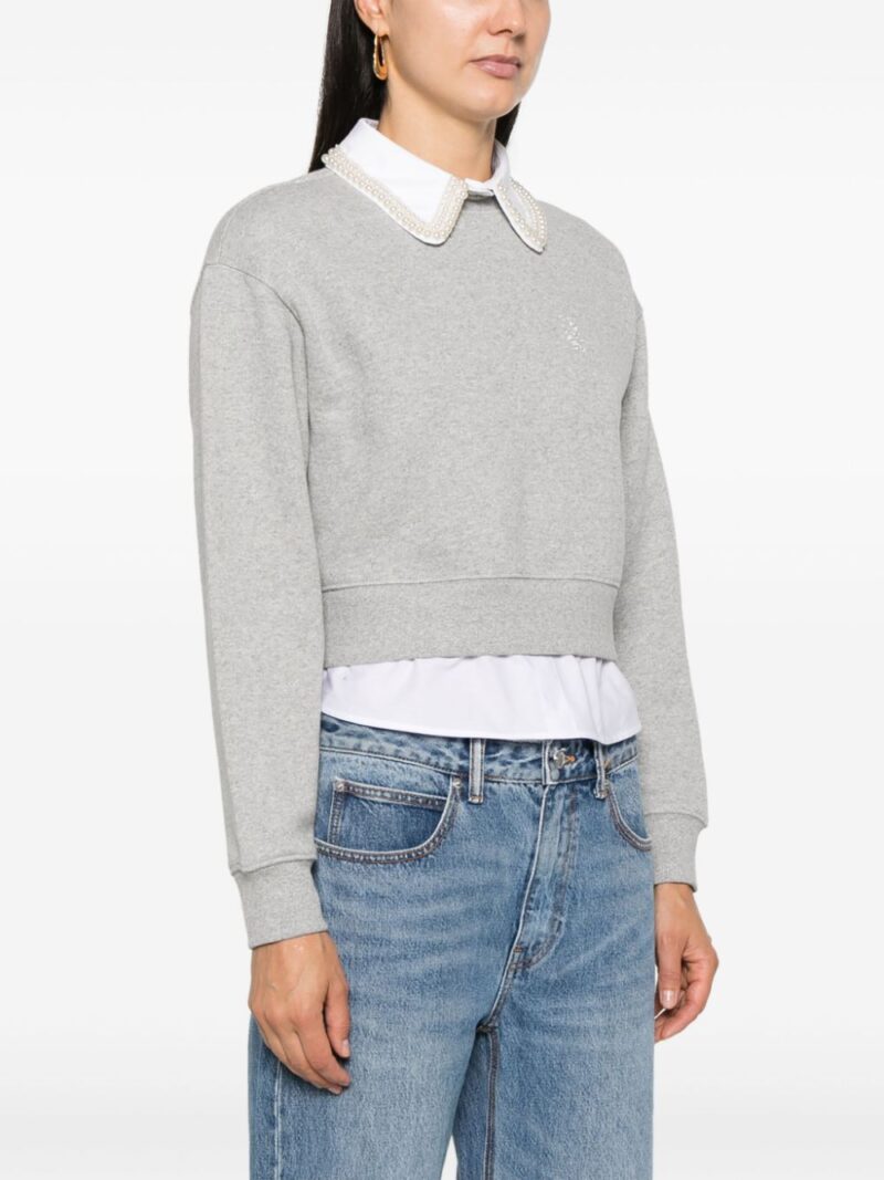 SANDRO  layered sweatshirt