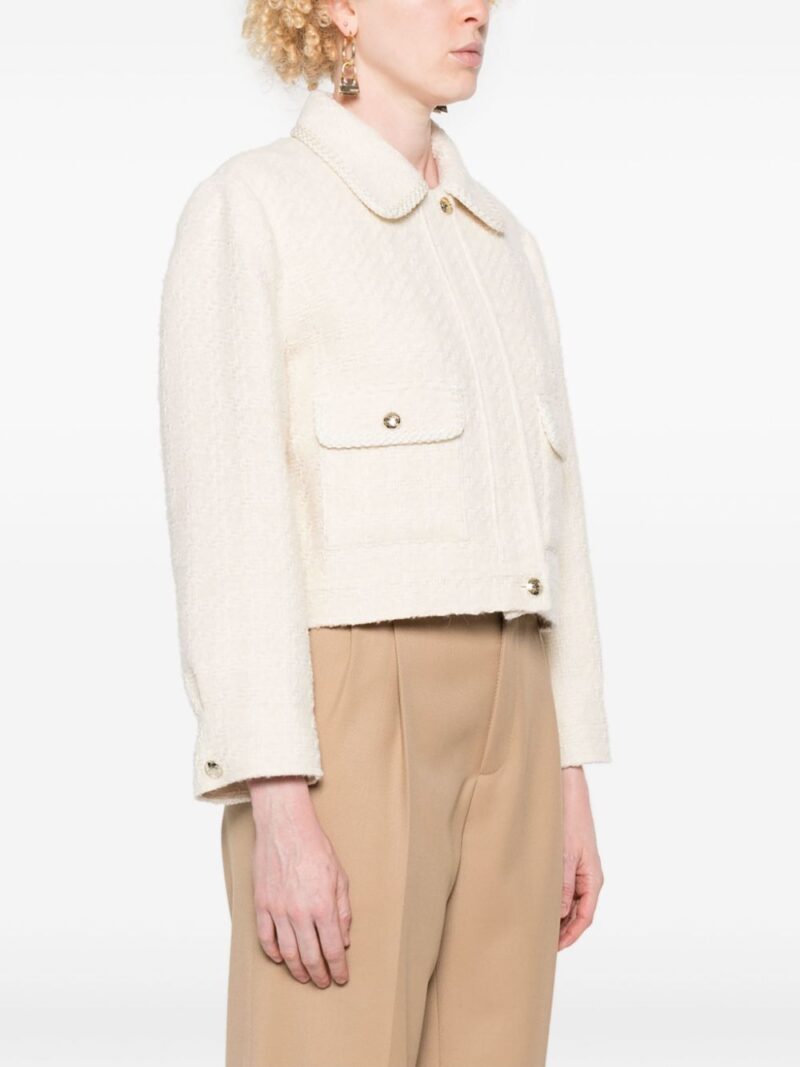 SANDRO  embossed-buttons jacket