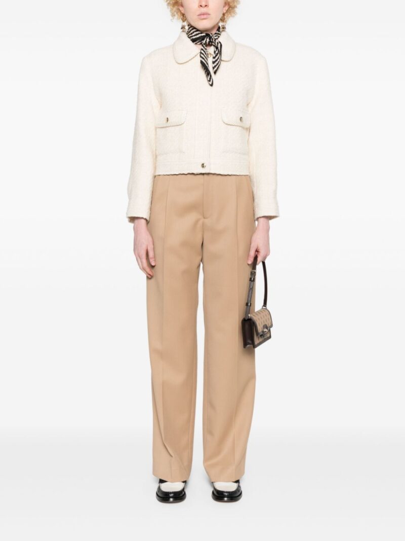 SANDRO  embossed-buttons jacket