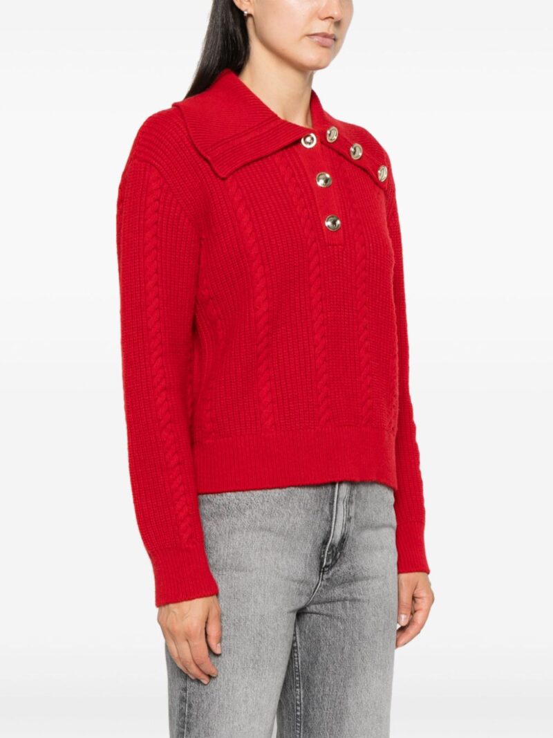 SANDRO  cable-knit sweater