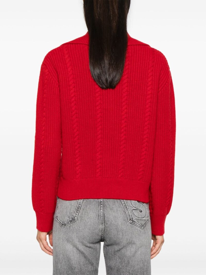 SANDRO  cable-knit sweater