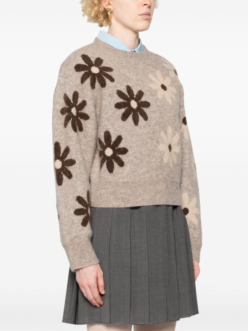 SANDRO  floral-patterned jumper
