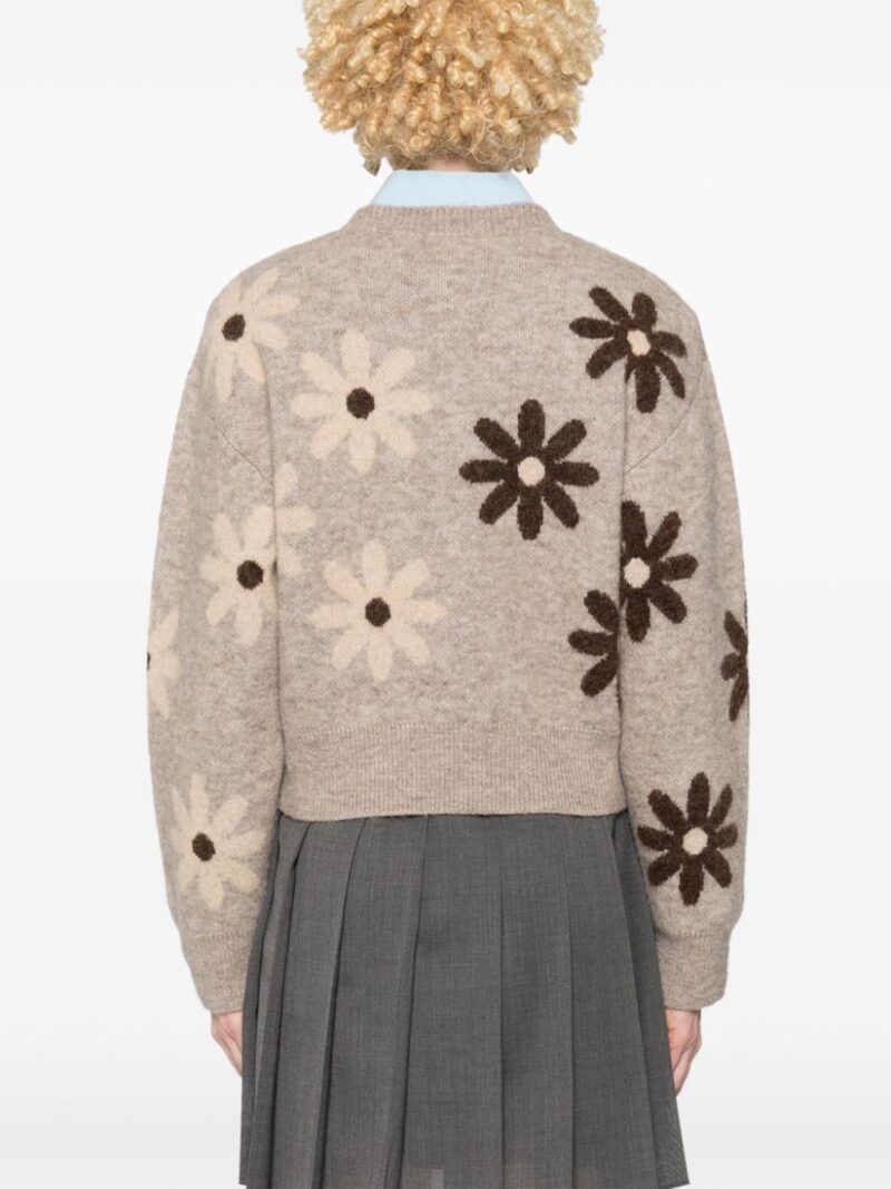 SANDRO  floral-patterned jumper