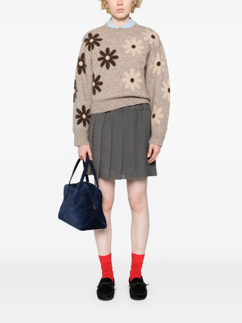 SANDRO  floral-patterned jumper