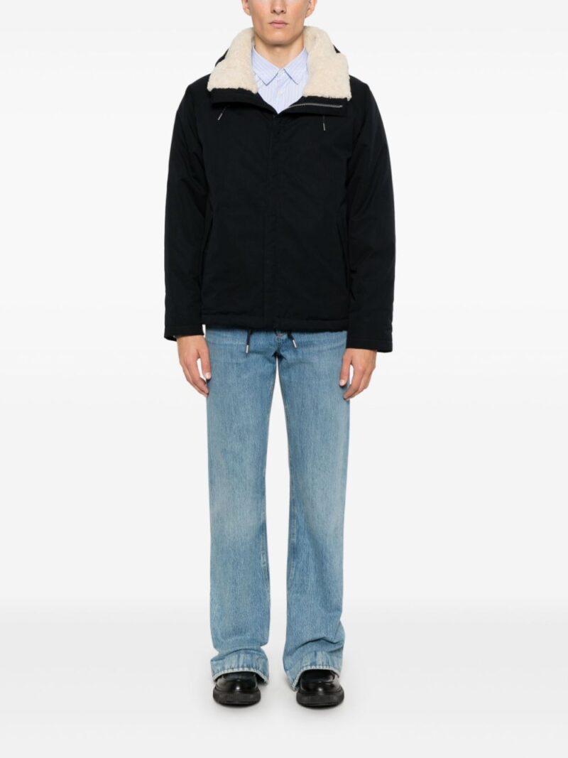 SANDRO quilted-lining cotton jacket