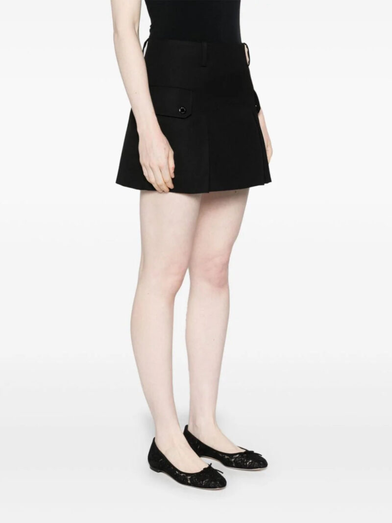 SANDRO  A-line twill miniskirt