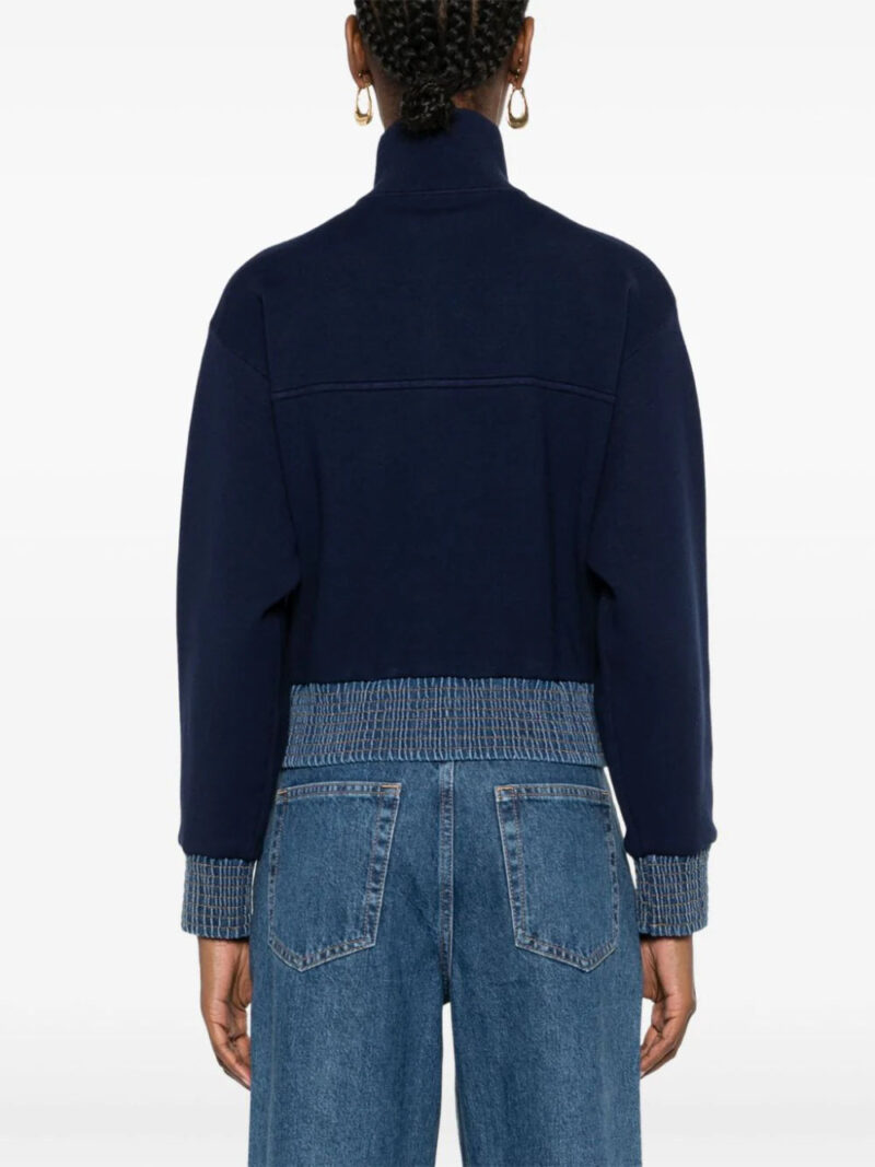 SANDRO  panelled bomber jacket