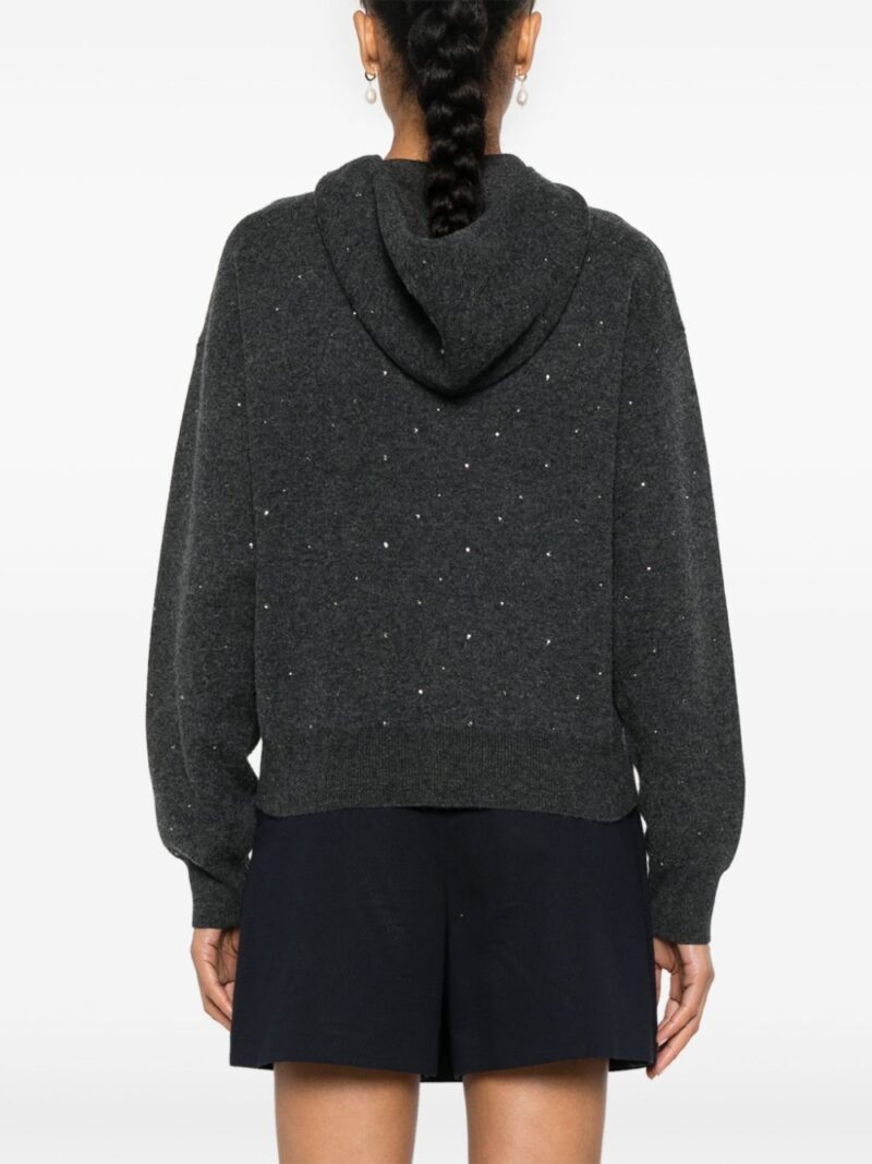 SANDRO  rhinestone-embellished sweater