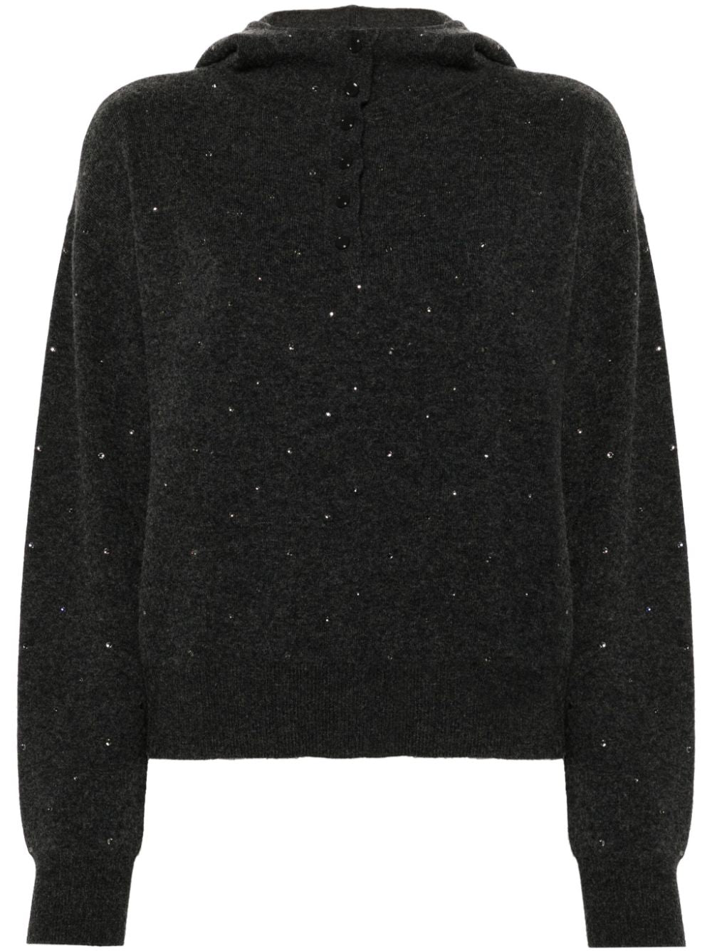 SANDRO rhinestone-embellished sweater