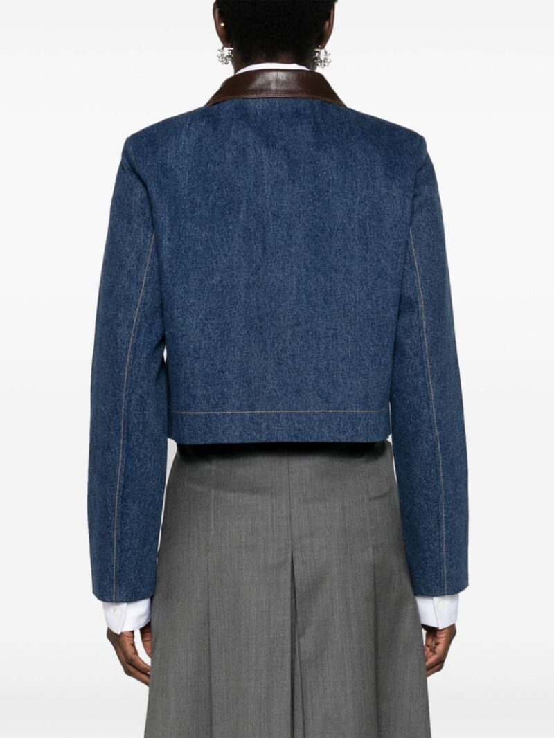 SANDRO  cropped denim jacket