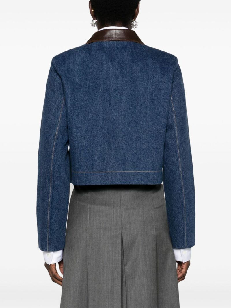 SANDRO cropped denim jacket