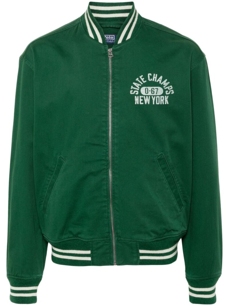 Polo Ralph Lauren  Varsity cotton bomber jacket