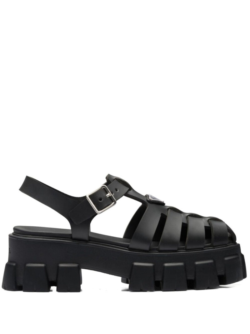 Prada  55mm caged platform sandals