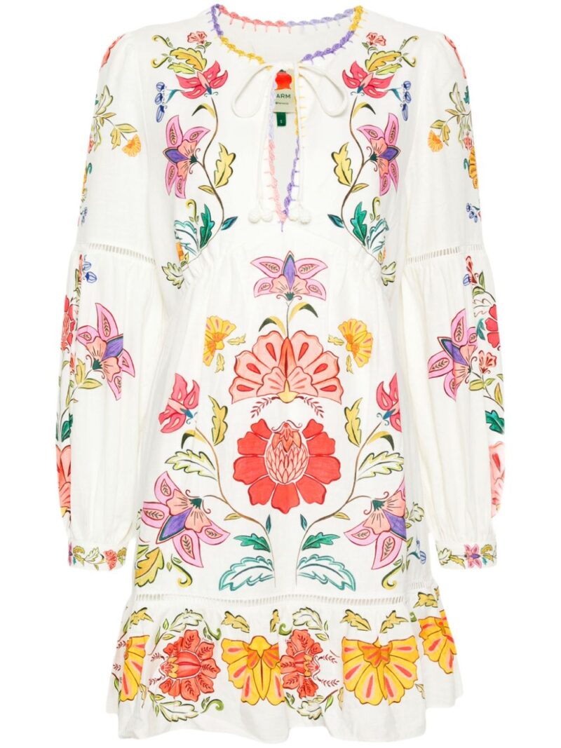 FARM Rio  Floral Insects mini dress