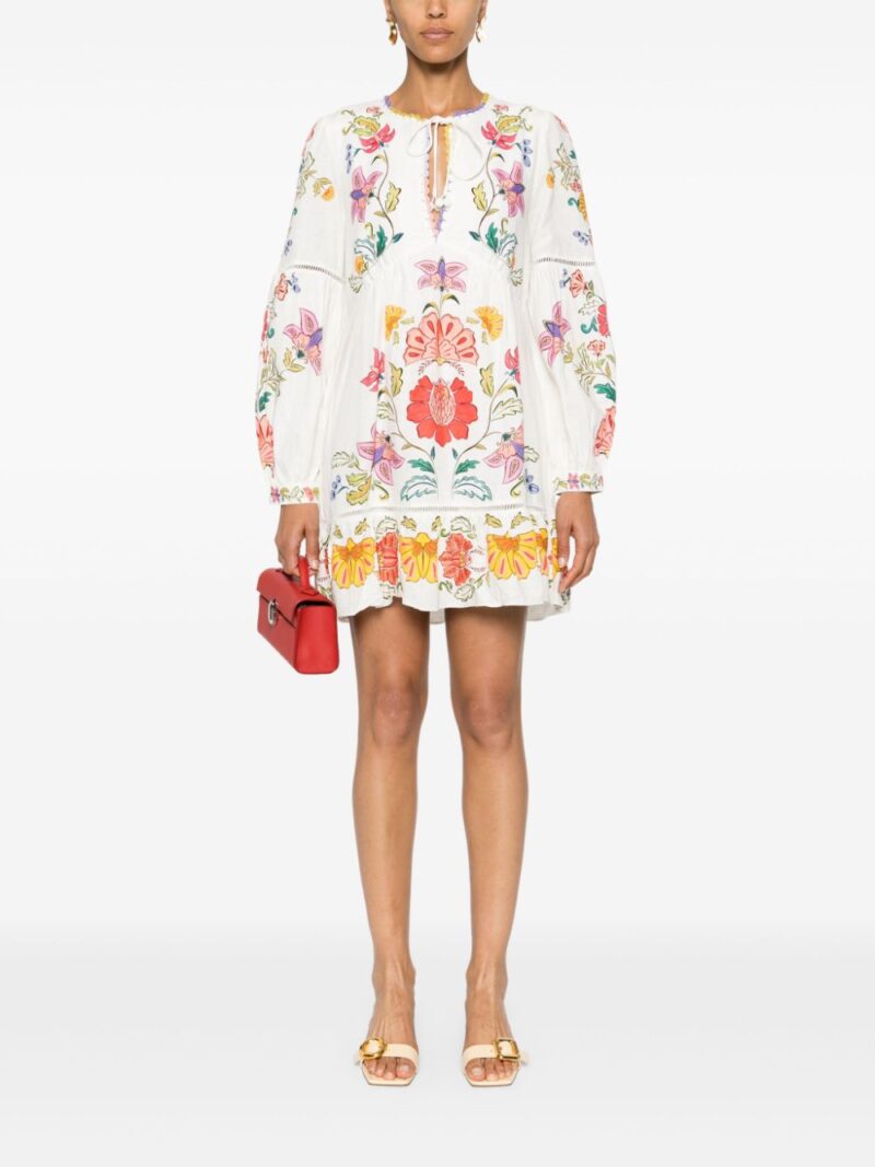 FARM Rio  Floral Insects mini dress