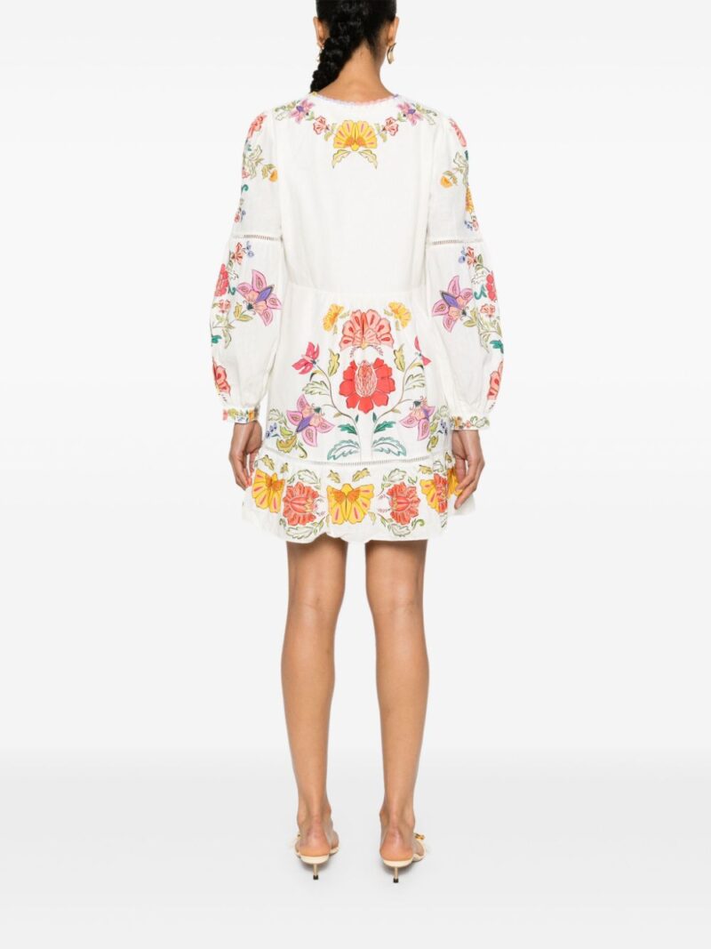 FARM Rio  Floral Insects mini dress
