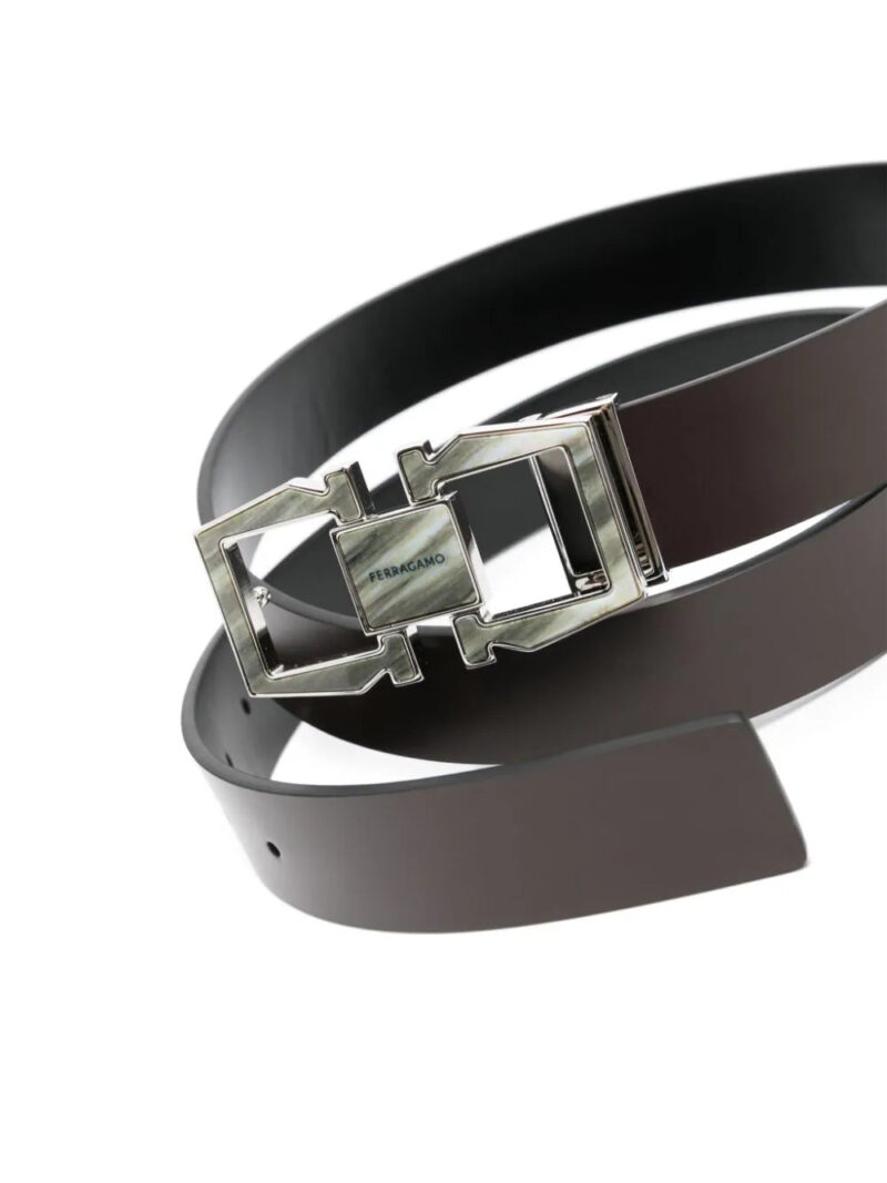Ferragamo  Gancini reversible belt