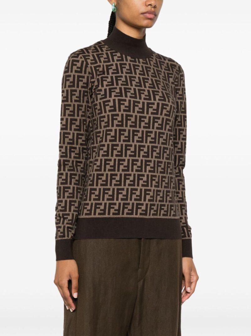 FENDI  FF-jacquard sweater
