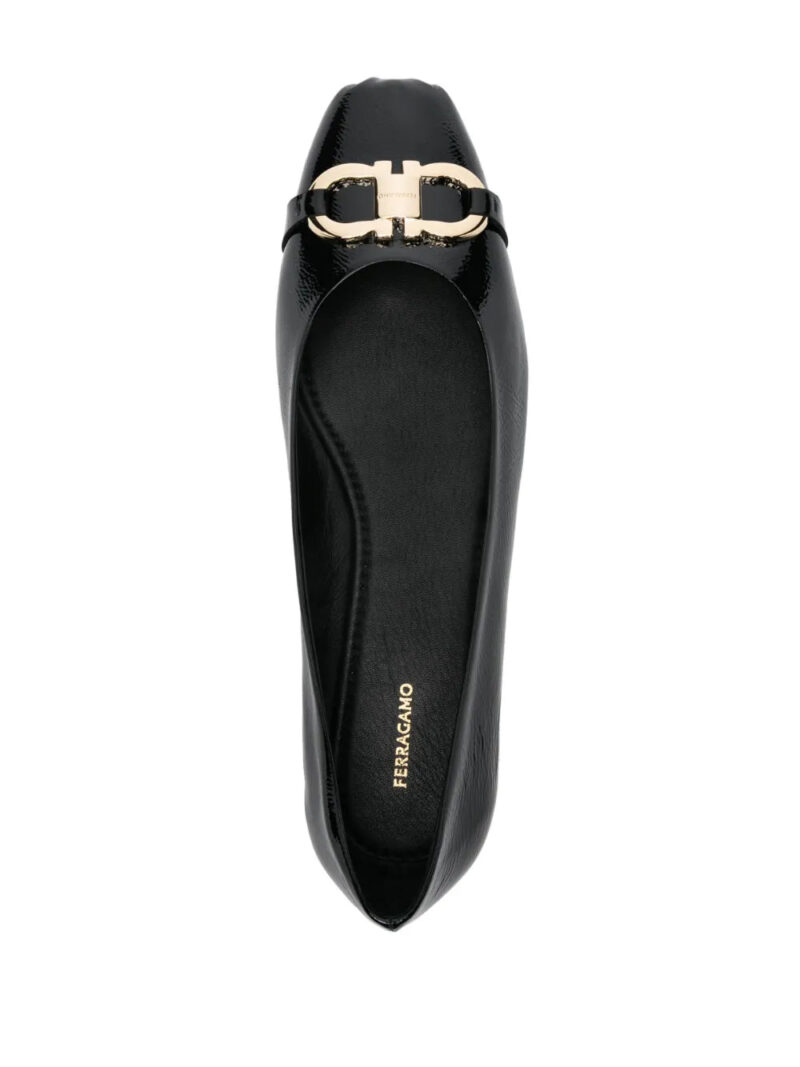 Ferragamo  Gancini-buckle ballerina shoes