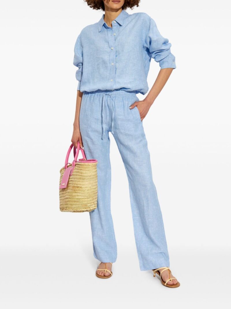 SAMSOE SAMSOE  Hoys mid-rise straight-leg trousers