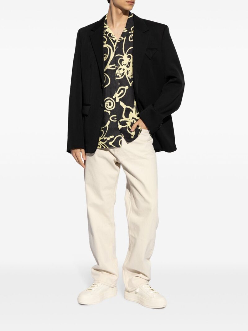 SAMSOE SAMSOE  floral-print linen shirt