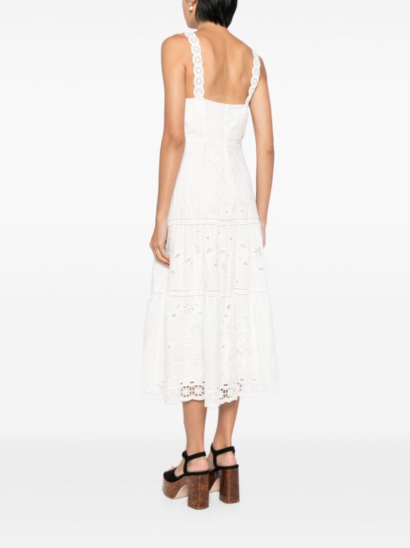 FARM Rio  Richillieu broderie anglaise midi dress