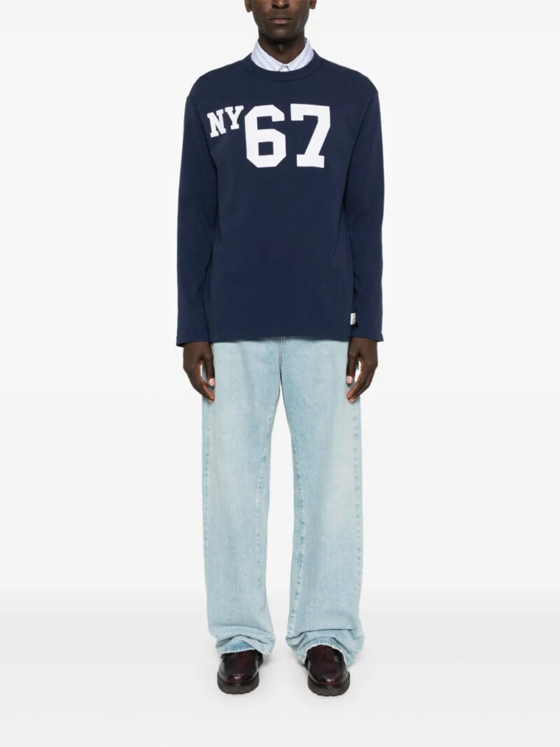 Polo Ralph Lauren  number-patches cotton sweatshirt