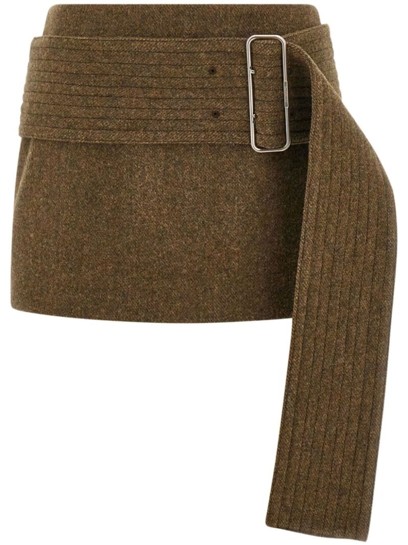 Ferragamo  flannel mini skirt