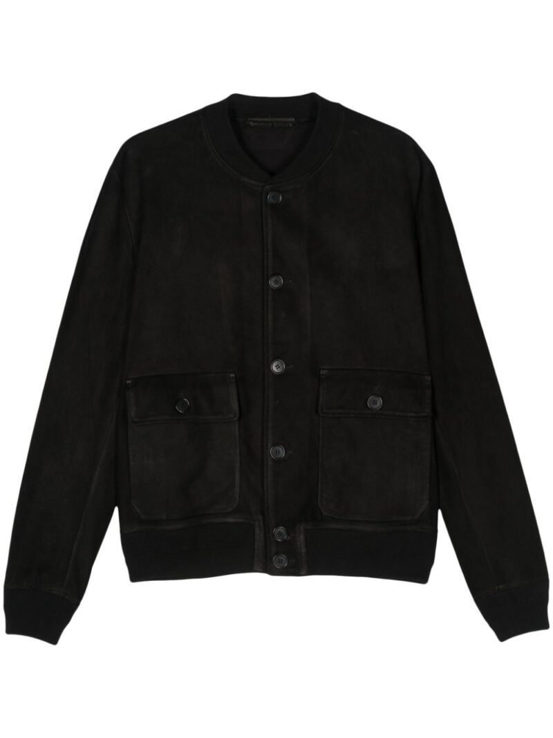 Salvatore Santoro  leather bomber jacket