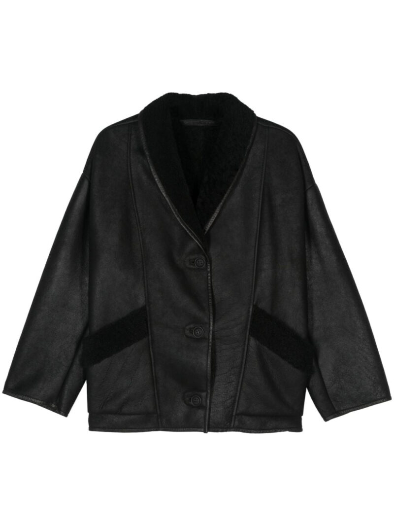 Salvatore Santoro  shearling-trim jacket