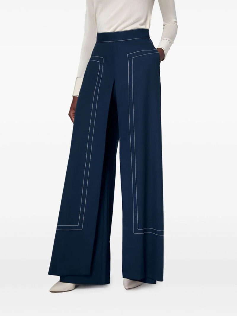 Ports 1961  contrast-stitching trousers