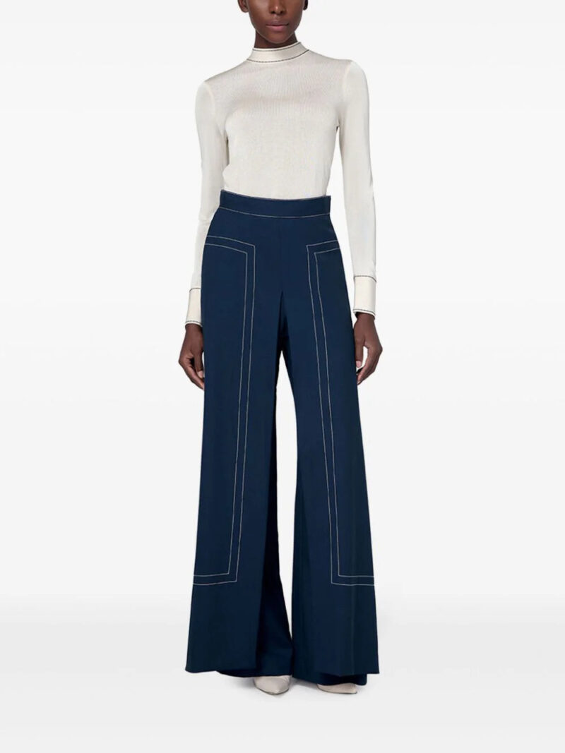 Ports 1961  contrast-stitching trousers