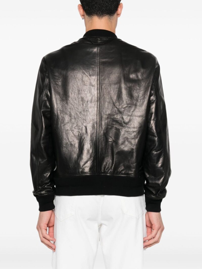 Salvatore Santoro  leather bomber jacket