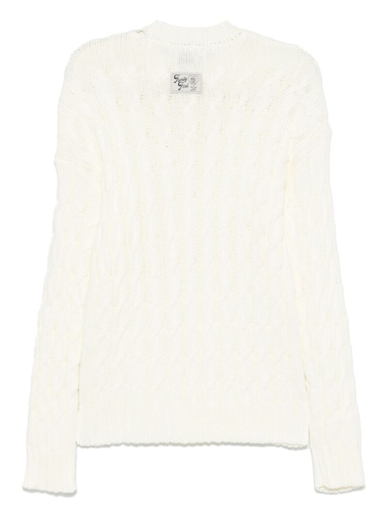 Family First  cable-knit sweater