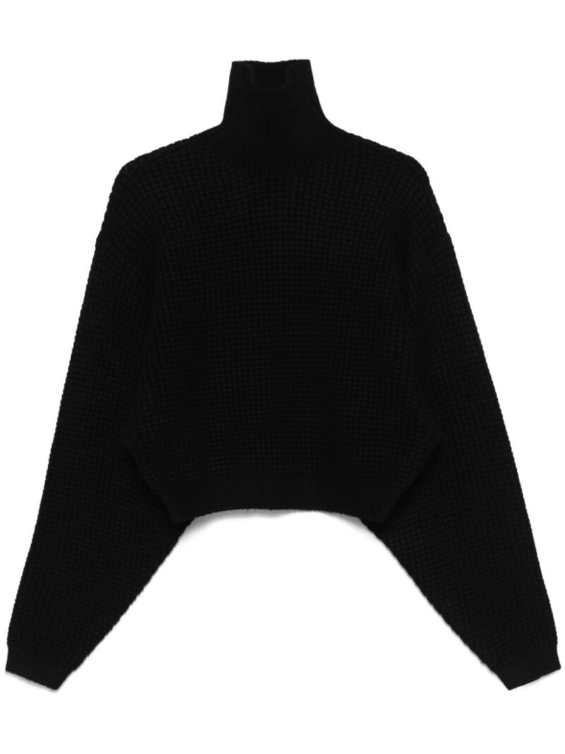 FEAR OF GOD ESSENTIALS  logo-patch sweater