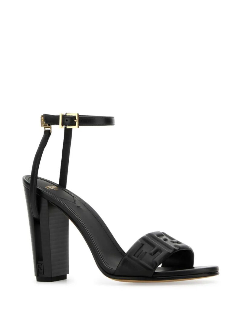 FENDI 95mm Delfina leather sandals