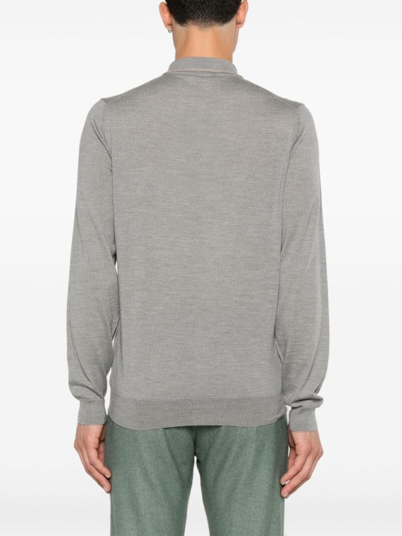 Fedeli  fine-knit polo shirt