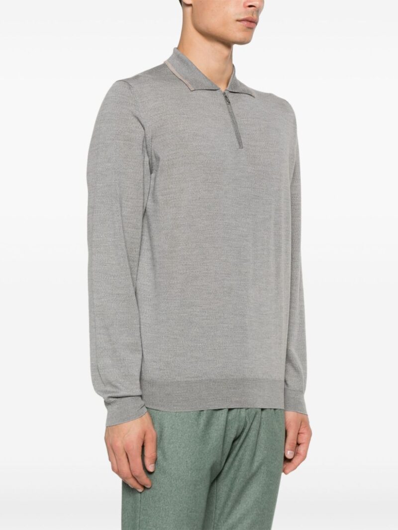 Fedeli  fine-knit polo shirt