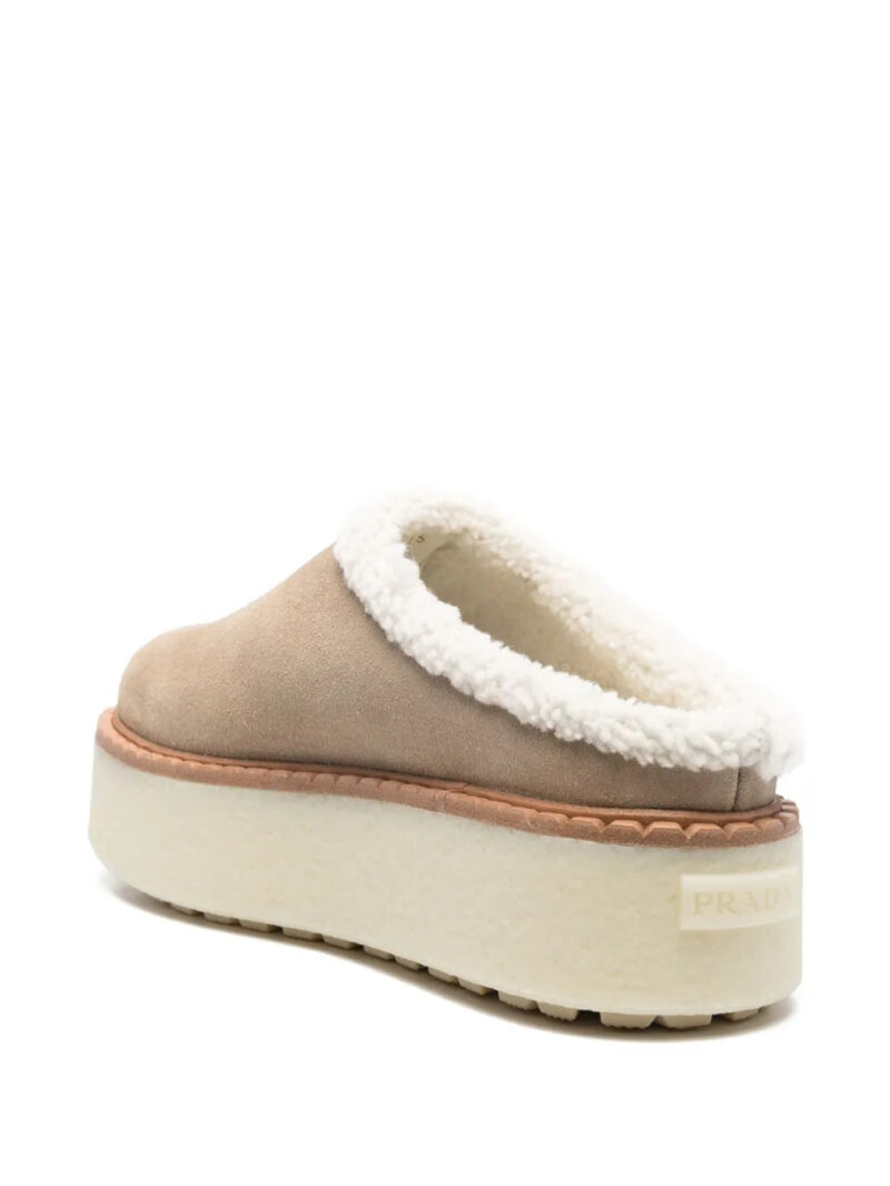 Prada 50mm enamel-logo mules