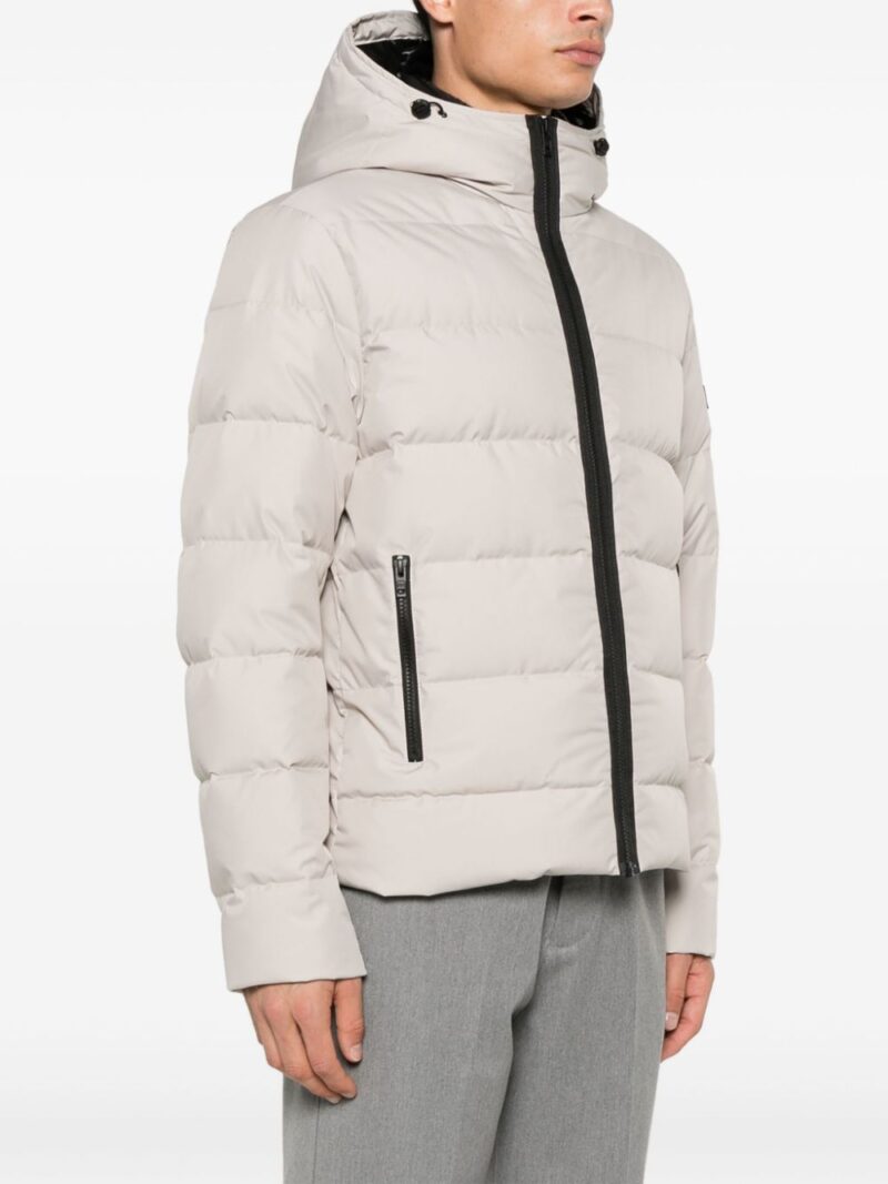 Fay  logo-patch padded jacket