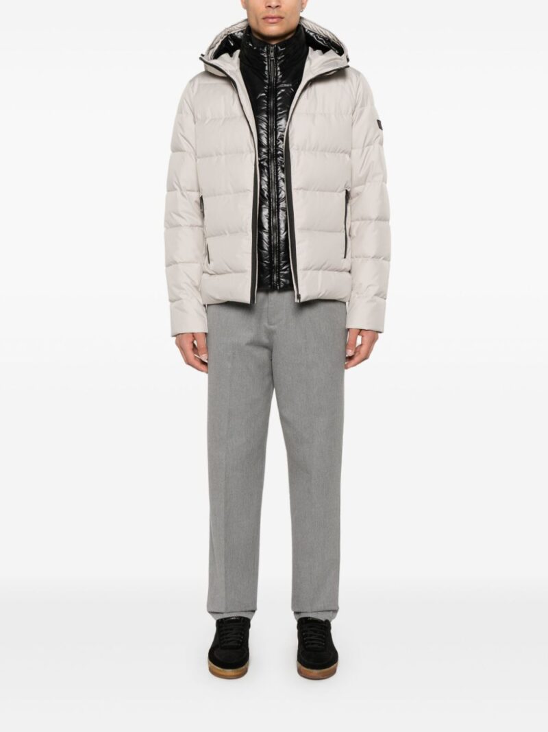 Fay  logo-patch padded jacket