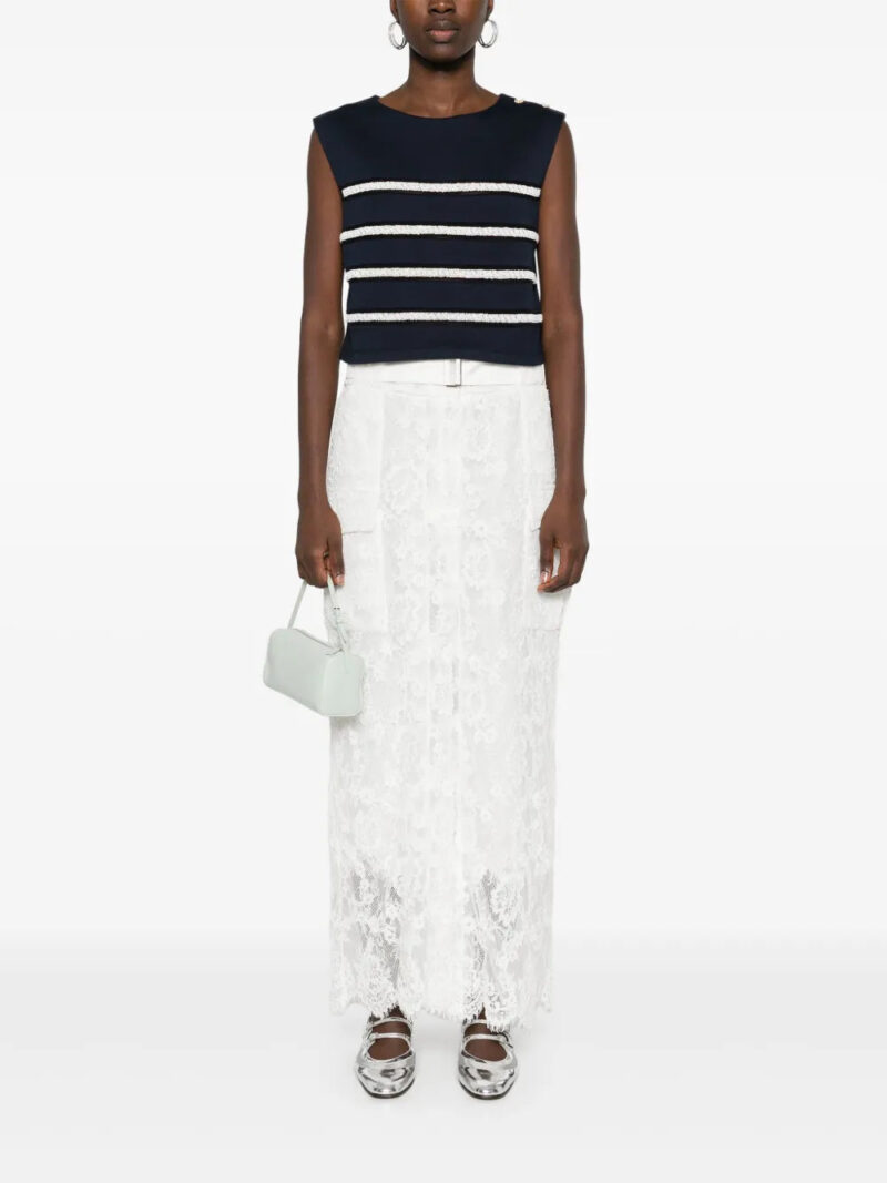 SANDRO  bead-embellished vest