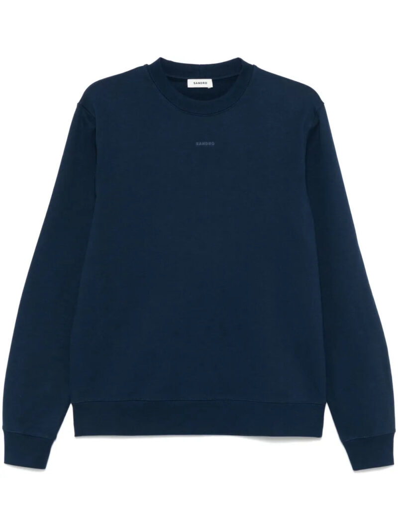 SANDRO  logo-lettering sweatshirt