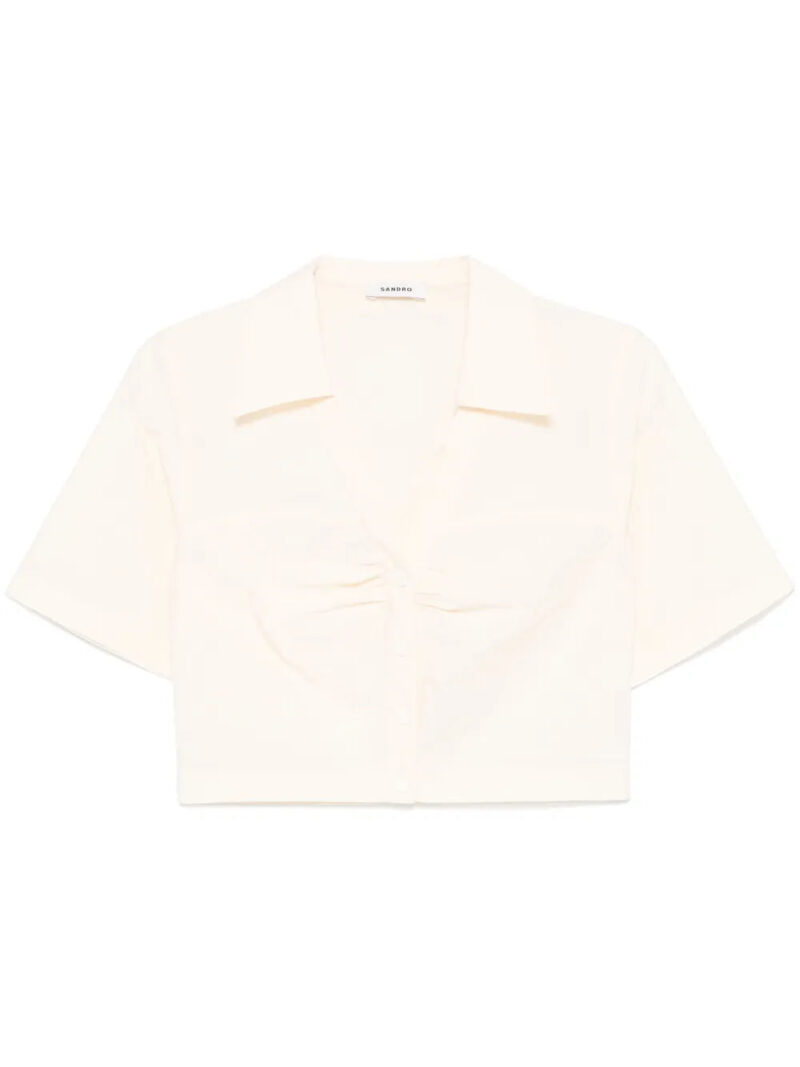 SANDRO  cropped shirt