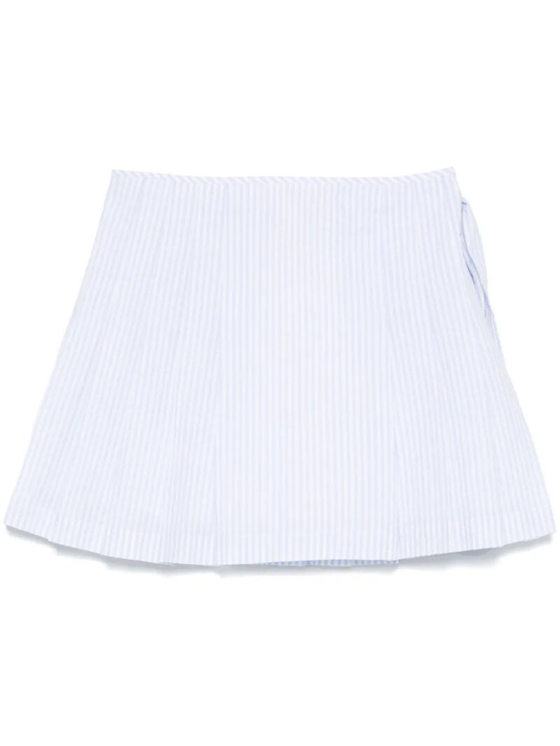 SANDRO  candy-striped mini skirt