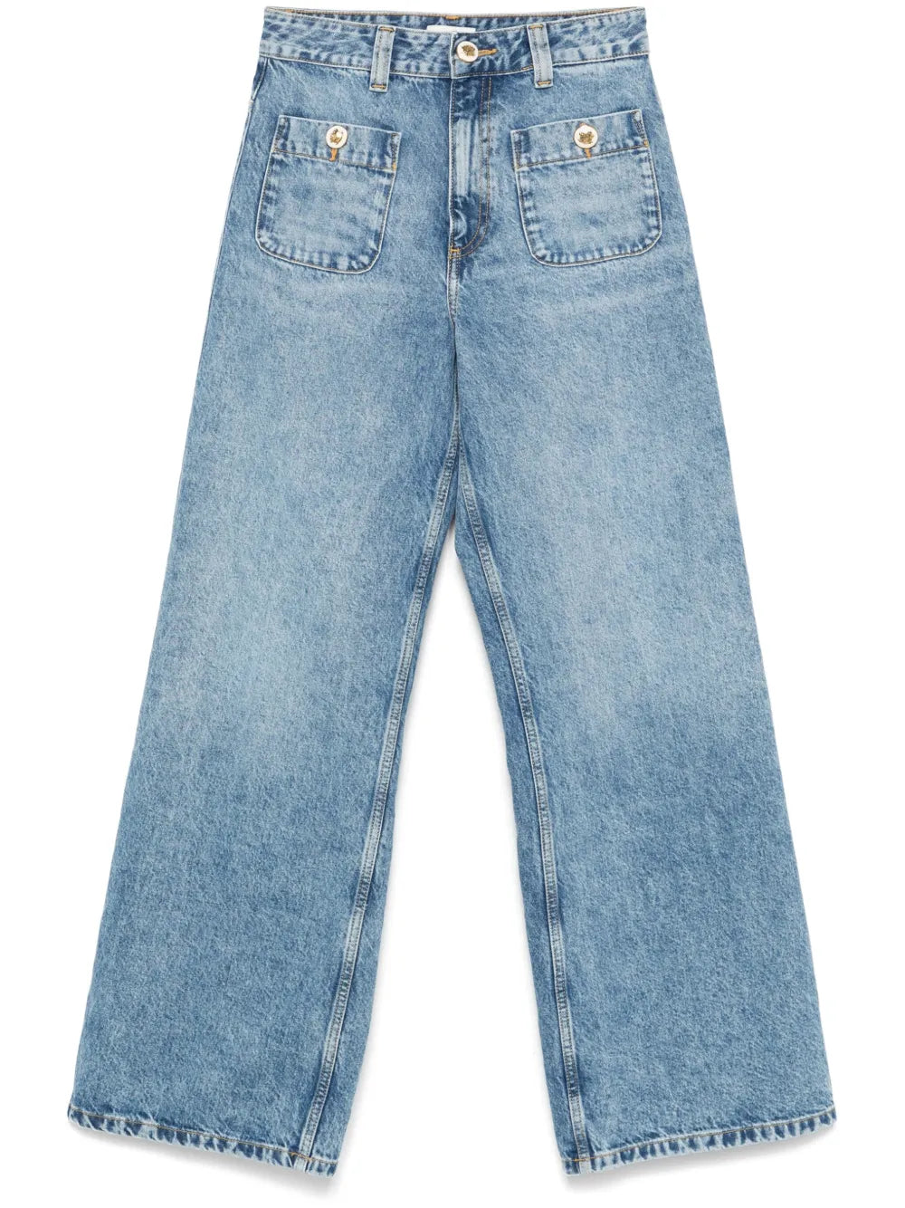 SANDRO faded-effect jeans