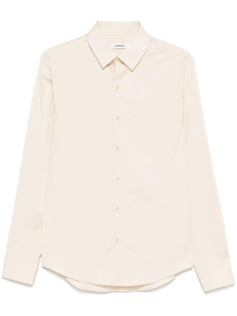 SANDRO  cutaway-collar shirt